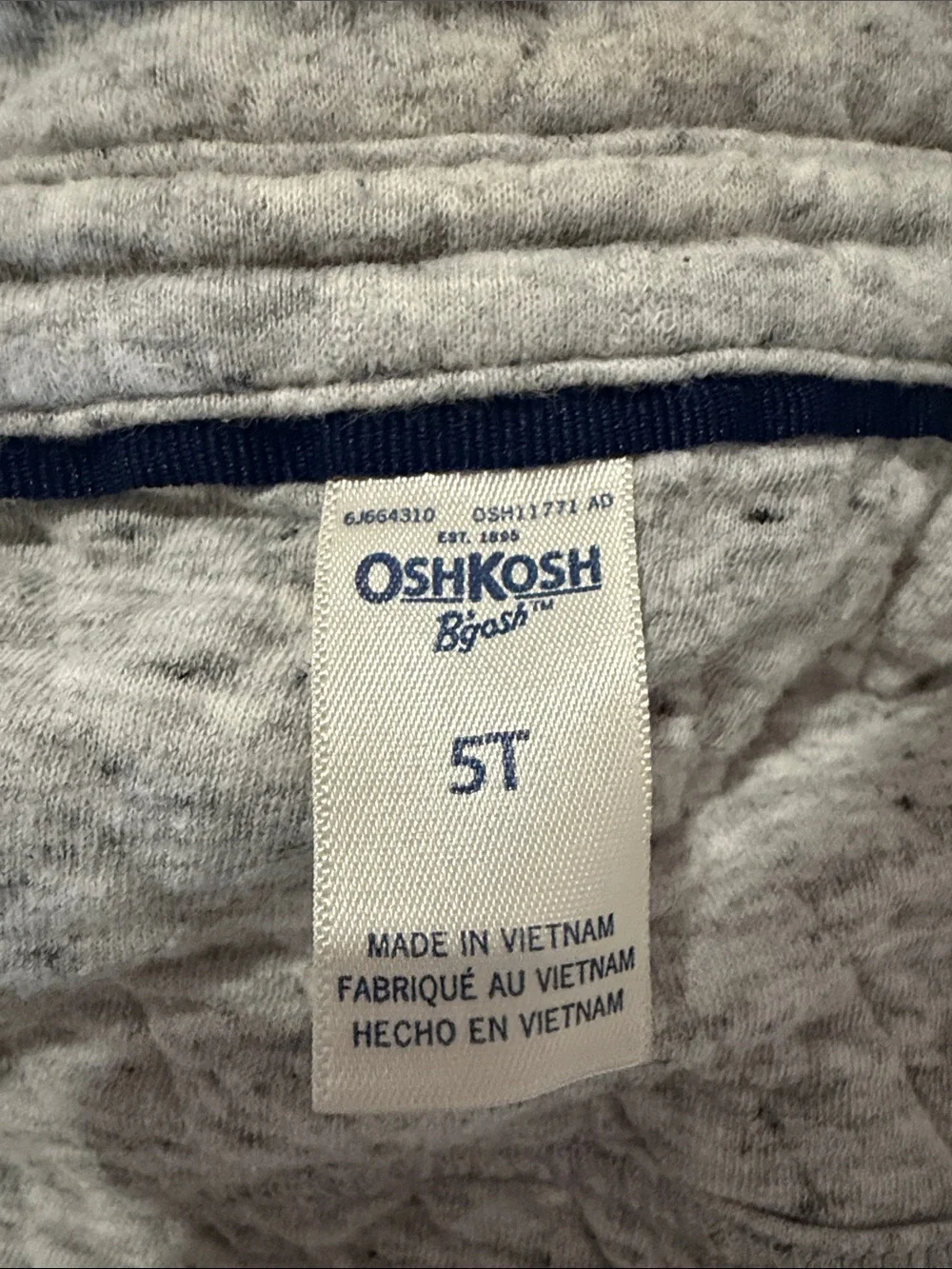OshKosh B'gosh Gray Knit Button-Up Cardigan